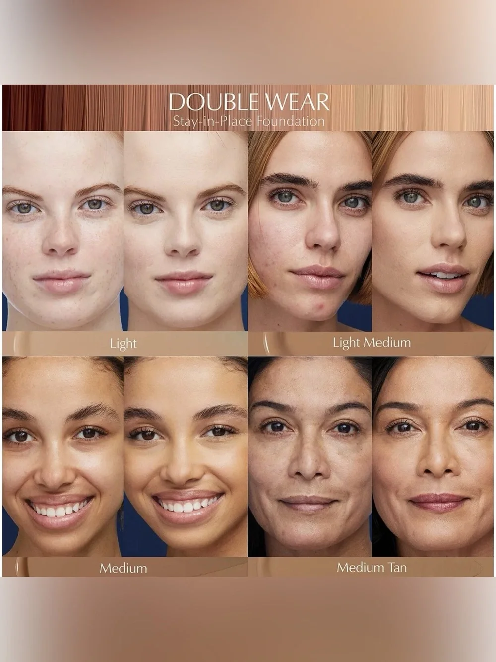 NEW✅ Estée Lauder Double Wear Stay-in-Place Foundation • 3C2 Pebble • New In Box - Picture 5 of 12
